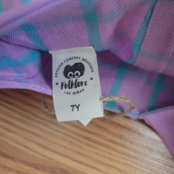NWT Folklore Las Ninas Size 7y - Picture 12 of 14